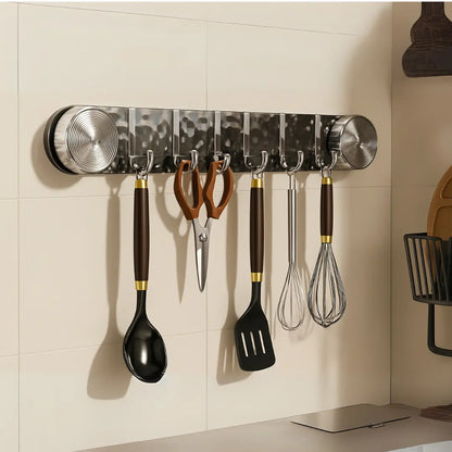 Multi-Purpose Wall Mounted Suction Cup Hook Rack